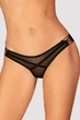 Прозрачные стринги Obsessive Roxelia Черные M/L (SO9075) - изображение 1