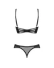 Пикантный открытый комплект Obsessive Roxelia set otwarty Черный M/L (SO9072) - изображение 6