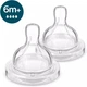 Соска Philips AVENT Анти-Колік, швидкий потік, від 6 міс. 2 шт (SCY764/02) - зображення 1