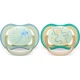 Пустышка Philips AVENT Ultra Air Нічна 0-6 міс 2 шт (SCF376/18) - изображение 1