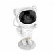 Лазерний нічник-проектор дитячий зоряного неба Astronaut, LED 5W, 120х113х228mm, 11 режимів, пульт, Білий - зображення 5