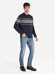 Джемпер мужской Colin's CL1066407-NAV S Navy (8683197896278) - изображение 3