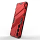Защитный чехол с подставкой Deexe Bibercas для Samsung Galaxy S24 - Red - изображение 3