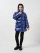 Детское зимнее пальто для девочки Minoti 16coat 7 39812JNR 98-104 см Синее (5063025205848) - изображение 7