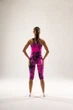 Комплект для фітнеса майка+легінси жіночий Spaio Fitness рожевий флуо S/M (590128232423311) - зображення 7