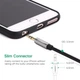 Кабель аудио Ugreen 3.5 mm AUX круглый и прямые штекеры 1M Black (YM847) - изображение 4