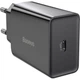 Сетевое зарядное устройство Baseus Speed Mini Quick Charger 1C 20W Black (YM906) - изображение 2
