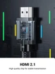 Кабель HDMI Ugreen 8K HDMI 2.1 сверхскоростной 60 Гц 48 Гбит/с 1.5м Grey (YM1731) - изображение 3