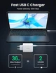 Сетевое зарядное устройство Ugreen USB C 36 Вт двухпортовый блок питания PD 3.0 и QC 3.0 White (YM940) - изображение 3