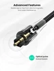 Кабель аудіо Ugreen Toslink оптичний 4.2 mm 1.5М Black (YM958) - зображення 4
