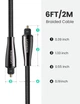 Кабель аудіо Ugreen Toslink оптичний 4.2 mm 1.5М Black (YM958) - зображення 7