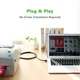 Кабель Ugreen USB type А 2.0 - USB type B для принтерів, сканерів, МФУ 2 м Black (YM1004) - зображення 5