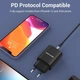 Сетевое зарядное устройство с поддержкой быстрой зарядки Vention USB-Type C 20W PD Black (YM892) - изображение 8