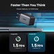 Зарядное устройство Ugreen GaN 65 Вт высокоскоростной с 3 портами 2хUSB-C 1хUSB-A Dark Grey (YM973) - изображение 5