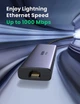 USB-хаб Ugreen USB type-c багато портів адаптер концентратор 7 в 1 алюмінієвий 100 B Grey (YM1007) - зображення 3