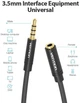 AUX аудіо кабель подовжувач Vention 4 pin Audio 3.5 мм Metal Type 3 м Black (YM871) - зображення 10
