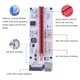 Райзер CHIPAL VER008S 3 в 1 PCIE 008s 6pin MOLEX Sata (рейзер, rizer) для видеокарт универсальный - изображение 3