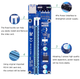 Райзер CHIPAL VER006s USB 3.0 PCI-E 1X - 16X Riser USB 3.0 для видеокарт 60см - изображение 3