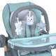 Детский мятный стульчик для кормления El Camino ME 1115-W CRAFT Mint от рождения до 3 лет - изображение 10