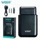 Электробритва VGR V-390 BLACK mini шейвер для сухого та влажного бритья, Waterproof, выдвижной триммер - изображение 1