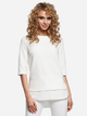 Bluzka damska elegancka Made Of Emotion M290 S Ecru (5902041181234) - obraz 1
