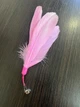 Інтерактивна іграшка для котів з пером та дзвіночком на присосці Cat Stick Sucker Rose - изображение 5