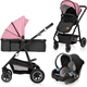 Коляска Lionelo 3 в 1 Amber Pink Rose (LO-AMBER PINK ROSE (3in1)) - изображение 1