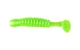 Силиконовый виброхвост для микроджига Fox 4см Maggot #088 (bright green) (съедобный, 10шт) - изображение 2