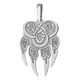 Серебряный подвес-оберег Jewel-Case Печать Велеса (Волчья лапа) 8027-4 - изображение 1