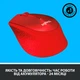 Миша бездротова Logitech M330 Silent Plus Red (910-004911) червона - зображення 3