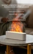 Зволожувач з ефектом 3D полум'я прохолодний туман арома дифузор 150 мл Axacam DQ709 White - зображення 3