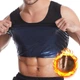 Майка чоловіча для схуднення Sweat Shaper ML Чорний (KG-11291) - зображення 4