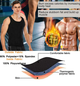 Майка чоловіча для схуднення Sweat Shaper ML Чорний (KG-11291) - зображення 9