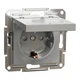 Розетка Schneider Electric ASFORA з кришкою, алюміній (EPH3100161) - зображення 2