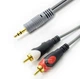 Кабель аудио Ewell 3.5 mm to 2RCA, 10.0 метров (EW526) - изображение 1