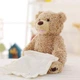 Інтерактивний Пікабу Peekaboo Bear, що розмовляє ведмедик грає з дитиною в хованки 30 см - изображение 4