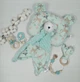 Набор для новорожденного: подушка и игрушки a.l.babybox косули Мятные - изображение 1