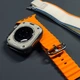 Cмарт-годинник AMOLED HW69 Ultra 2 49 мм серія-9 Orange - зображення 5