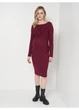 Платье для беременных Old Navy S Бордовый 485099_борд_09 - изображение 3