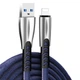 Кабель USB - Lightning 1 м ColorWay Blue, 2.4A (CW-CBUL010-BL) - зображення 2
