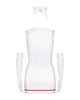 Эротический костюм медсестры Obsessive Emergency dress белый S/M - изображение 3