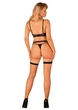 Комплект Obsessive Selinne 3-pcs M/L Чорний (SO8668) - изображение 7