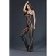 Прозорий бодістокінг Moonlight Model 03 XS-L Black, з доступом - зображення 2
