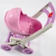 Детская коляска для кукол с люлькой Doloni Toys 0121/04 Игрушечная коляска 50 x 30 x 40 см Серо-розовая - изображение 5