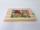 Бамбуковая разделочная кухонная доска для нарезки овощей и продуктов прямоугольная маленькая Бамбук 26 * 16 cm - изображение 3