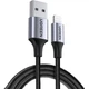 Дата кабель USB 2.0 AM to Lightning 2.0m US199 2.4A Black Ugreen (60158) - изображение 1