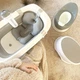 Ванночка Twistshake Pastel Grey раскладная с вкладышем для купания (78538) - изображение 7