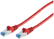 Patchcord TB Cat 6a RJ45 S/FTP 0.25 m Red (4017538063946) - obraz 1