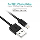 Дата кабель USB 2.0 AM to Lightning 1.8m 2.1A MFI Black Choetech (IP0027-BK) - изображение 8