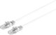 Патч-корд S-Conn Cat 6a/7 S/FTP RJ45 1 м White (4017538675361) - зображення 1